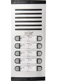 Resim Nts Diafon Sesli Işıklı Fotoselli Çift Sıra 10Lu Buton 4009-10 