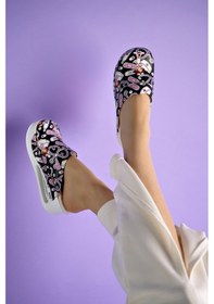 Resim Desenli Ortopedik Hakiki Deri Sabo Terlik 