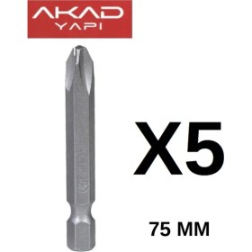 Resim Bits Uç Yıldız Ph3*75 Mм 5 Adet 