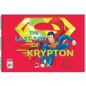 Resim Superman 25*35 15 Yp. Spiralli Resim Defteri 