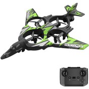 Resim Teltree Köpük Malzeme Uzaktan Kumandalı Drone, 12 Dakika Uçuş, Led Işıklı, Siyah-yeşil 