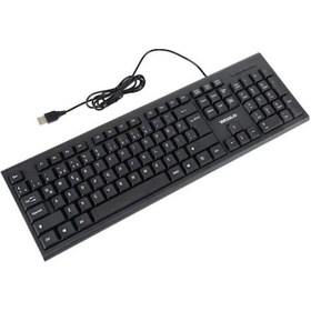 Resim Genel Markalar Koodmax Wz-801 Usb Kablolu Fiber Doku Standart Q Klavye 