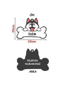 Resim Majo İsimlik Sibirya Kurdu 45mmx65mm 