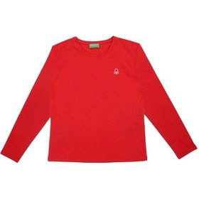 Resim Kız Çocuk Sweatshirt Ben.g21576 Kırmızı 