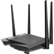 Resim Everest SG-V1200 AC1200 Dualband Wi-Fi Gigabit Vdsl2/adsl2 4*5dbi Antenli Kablosuz Modem Router (hem modem hem router, router sadece kablolu olarak bağlantı sağlayabilir) 
