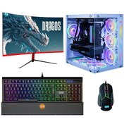 Resim DRx3245 Intel Core i7-12700KF 27" 16 GB RAM 1 TB M.2 NVMe SSD 8 GB RTX 3060 Ti Curved FreeDOS Masaüstü Oyun Bilgisayarı Dragos