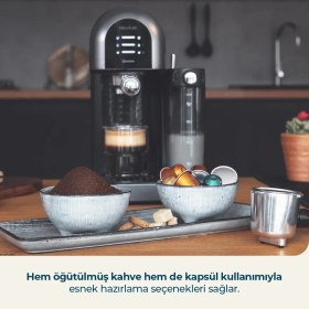 Resim Cecotec Instant-Ccino 20 Chic Serie Nera Espresso Makinesi Otomatik Süt Köpürtme 