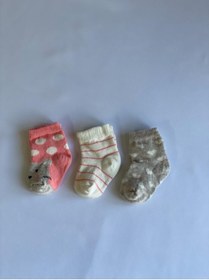 Resim Babylou Yenidoğan Bebek Çorap Seti 