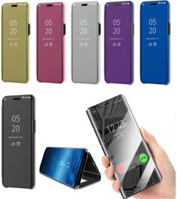 Resim Samsung Galaxy Note 9 Kapaklı Kılıf Clear View Aynalı Stand Olabilen Lüx Kılıf. 