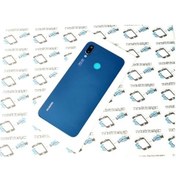 Resim Huawei P20 Lite Arka Pil Batarya Kapağı (Kamera Lensi) Mavi 