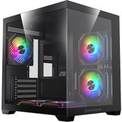 Resim Game İn Game Cool Siyah 5x12cm Argb Fanlı M.atx Akvaryum Kasa 