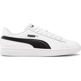 Resim Puma Smash V2 L Beyaz Kadın Sneaker 000000000101905106 Beyaz - Siyah 