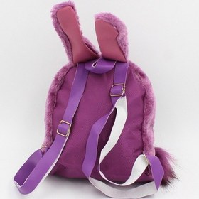 Resim Chantaky 039 3000 Peluş Tavşan Çocuk Sırt Çantası Mor 