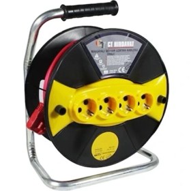 Resim CT Hırdavat Seyyar Makaralı Uzatma Kablosu 3x2,5mm 50 mt 