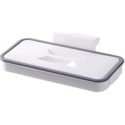 Resim Taşınabilir Plastik Çöp Asılı Çanta Mutfak Çöp Depolama Raf Gri 