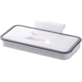 Resim Taşınabilir Plastik Çöp Asılı Çanta Mutfak Çöp Depolama Raf Gri 