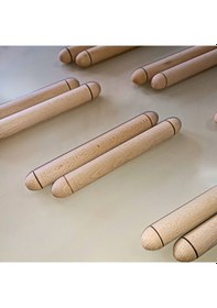 Resim Ritim Çubuğu 1 Çift Pürüzsüz 19 Cm 22.5 Mm 