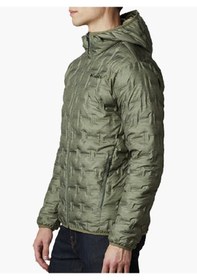 Resim Columbia Wo0954 Delta Ridge Down Hooded Erkek Kaz Tüyü Mont Yeşil 