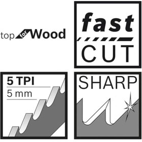 Resim Skygo Panter Testere Bıçağı, Gri, 5 Adet 