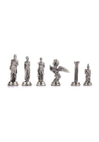 Resim Satranç Taşı İsteyene Gifthome Büyük Metal Parlak Pe 