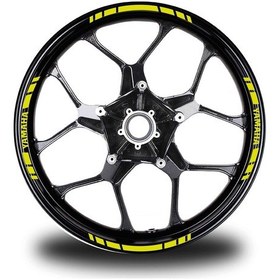 Resim Yamaha Yazılı Kısa Yazısız Kısa Dış Şerit 16'Lı Tek Renk Jant Sti 