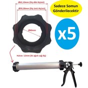 Resim Poyraz Bioplast Sosis Silikon Tabancası Ön Somun 5 adet 