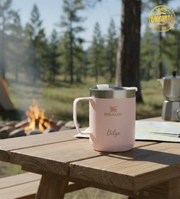 Resim Kişiye Özel Stanley Pembe Kamp Kupası Classic Legendary 0.23L 