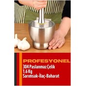 Resim CONAHOME Sarımsak Ezici Sarımsak Havanı 304 Paslanmaz Çelik Baharat İlaç Ezici 