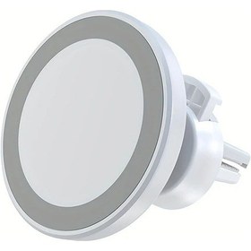 Resim Chuangyinshop Blanc Hituny Manyetik Araç Şarj Tutucu İphone 16 Pro Max Aksesuarları Uyumlu 