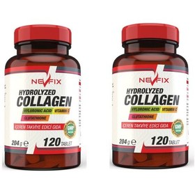Resim Nevfix Collagen ( Kolajen) Hyaluronic Acid 120 Tablet X 2 Kutu 
