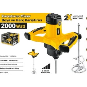 Resim Sgs Karıştırıcı Mixer Boya ve Harç Karıştırıcı 2000 W 