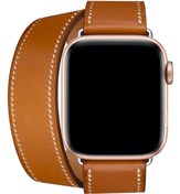 Resim Deri Double Tour Akıllı Saat Kordonu 