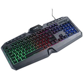 Resim Turbox Compound TR-GK102 Gaming Standart Q Rainbow Aydınlatmalı Multimedia USB Kablolu Klavye 