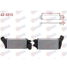 Resim Turbo Radyatoru Intercooler Cıtroen C4 I 2.0 Hdı 136 Hp 2004-2 