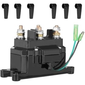 Resim Xuweiwei Atv Utv İçin 12v 250a Vinç Solenoid Röle Kontraktör Başparmak Kamyon Yedek Parça 907 18 2267 96kg Winç 63070 62135 74900 2875714 70715 