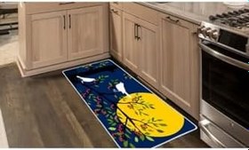 Resim Colorix Carpet Kaymaz Taban Tezgah Önü Mutfak Paspası 75x150 Cm No: 077 