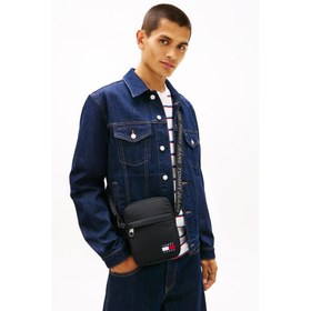 Resim Tommy Hilfiger Erkek Siyah Omuz Çantası (AM0AM14211-BDS) 