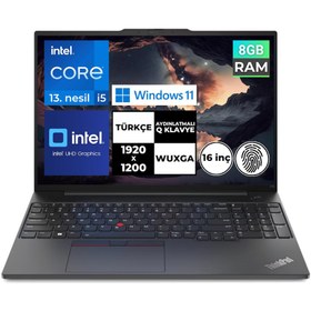 Resim ThinkPad E16 Gen1 i5-1335U 8 GB 256 GB SSD 16" WUXGA Lenovo