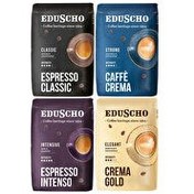 Resim Eduscho Crema Gold Çekirdek Kahve 500 G & Espresso Classic Çekirdek Kahve 500 G & Espresso Intenso Çekirdek Kahve 500 G & Caffe Cr Tchibo