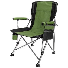Resim Katlanır Kamp Piknik Sandalyesi - Madfox Roxy - Yeşil/siyah - 546247 - Taşıma Çantalı Çok Renkli 