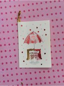 Resim demontecraft Hediye kartı not karti 6.5x9.5 ölçü 1 adet 