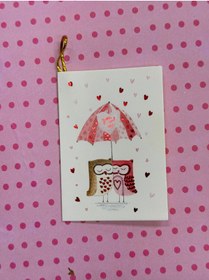 Resim demontecraft Hediye kartı not karti 6.5x9.5 ölçü 1 adet 