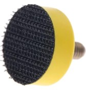 Resim 2Liyao 1 Adet Plaka Dreld 50 Adet 1 Inç 25MM Sünger Ağda Parlatıcı Parlatma Pedi Araba Parlatıcı Için M6 Parlatma Pedi Destek Plakası Dremel Döner Aracı (Yurt Dışından) 