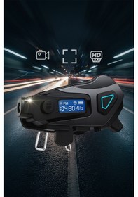 Resim K10 İnterkom Bluetooth 5.4 Kameralı Motosiklet Kask İnterkom Fm Destekli 