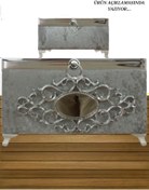 Resim Hasret Çeyiz Çeyiz Sandık Damat Nişan Bohça Gelin Sandığı 2li 0307 