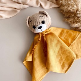 Resim Amigurumi Ayıcık Oyuncağım Hardal - Uyku Arkadaşı 