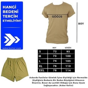 Resim 24 Lü Kışlık Tavsiye Askerlik Paketi - Bedelli Askerlik Malzemele Haki 