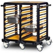 Resim Gastrolley İkili Gn Küvet Taşıma Arabası 75 Etrafı Açık 93 X 71 X 99 Cm 