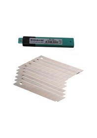 Resim 10'Lu Maket Bıçağı Ucu + Alüminyum Maket Bıçağı 
