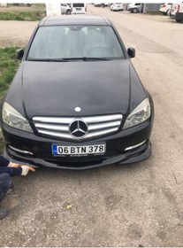 Resim Mercedes C180 Ön Ek (Makyajsız Amg - Ledli Tampon) 